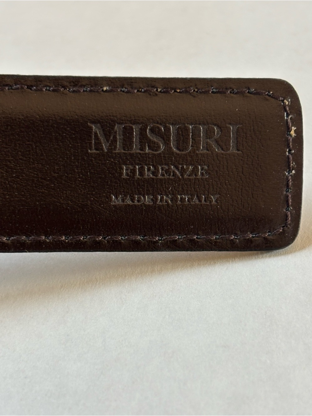 Misuri Firenze Mens Reversible Belt Size 36 Black Brown Leather Made In Italy